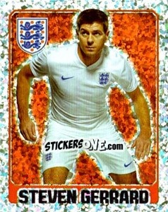 Sticker Steven Gerrard - England 2014 n. 23 - Topps