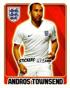 Sticker Andros Townsend - England 2014 n. 25 - Topps
