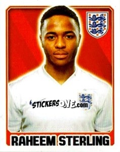 Sticker Raheem Sterling - England 2014 - Topps