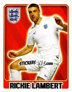 Sticker Rickie Lambert - England 2014 n. 31 - Topps