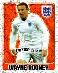 Sticker Wayne Rooney - England 2014 n. 33 - Topps