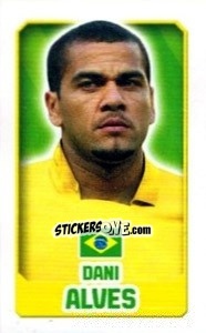 Sticker Dani Alves - England 2014 n. 36 - Topps
