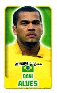 Sticker Dani Alves - England 2014 - Topps