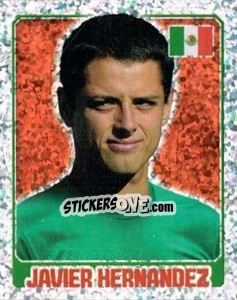 Sticker Javier Hernandez - England 2014 n. 56 - Topps