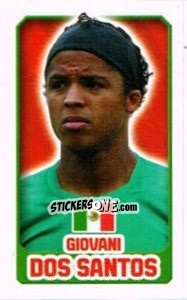 Sticker Giovani Dos Santos - England 2014 - Topps