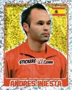 Sticker Andrés Iniesta - England 2014 n. 78 - Topps
