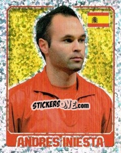 Sticker Andrés Iniesta - England 2014 - Topps