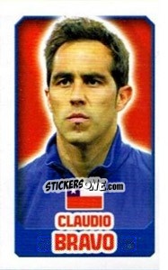 Sticker Claudio Bravo - England 2014 n. 101 - Topps