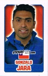 Sticker Gonzalo Jara - England 2014 n. 104 - Topps