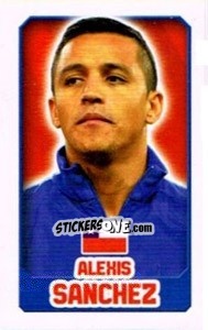 Sticker Alexis Sánchez - England 2014 n. 109 - Topps