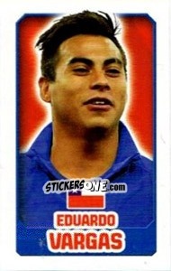 Cromo Eduardo Vargas - England 2014 - Topps