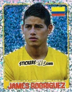 Sticker James Rodriguez - England 2014 - Topps