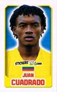 Sticker Juan Cuadrado - England 2014 n. 128 - Topps