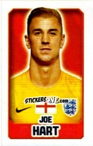 Sticker Joe Hart - England 2014 n. 167 - Topps