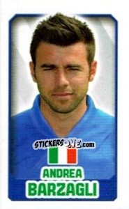 Sticker Andrea Barzagli - England 2014 n. 181 - Topps