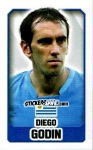Sticker Diego Godin - England 2014 n. 190 - Topps