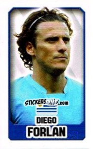 Sticker Diego Forlan - England 2014 n. 197 - Topps