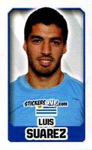 Sticker Luis Suarez - England 2014 n. 198 - Topps