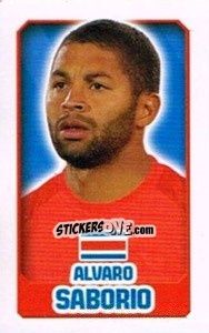 Sticker Alvaro Saborio - England 2014 n. 209 - Topps