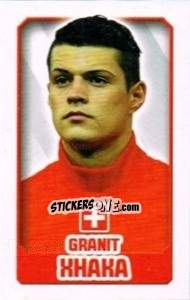 Sticker Granit Xhaka - England 2014 n. 216 - Topps