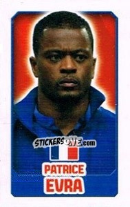 Sticker Patrice Evra - England 2014 - Topps