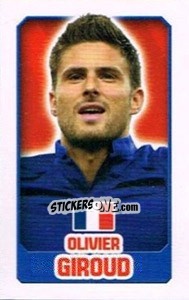 Cromo Olivier Giroud - England 2014 - Topps