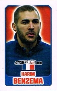Sticker Karim Benzema - England 2014 - Topps