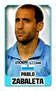 Sticker Pablo Zabaleta - England 2014 n. 257 - Topps