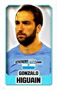 Sticker Gonzalo Higuaín - England 2014 n. 264 - Topps