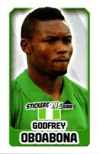 Sticker Godfrey Oboabona - England 2014 n. 289 - Topps