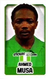 Sticker Ahmed Musa - England 2014 n. 296 - Topps