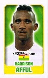 Sticker Harrison Afful - England 2014 n. 323 - Topps