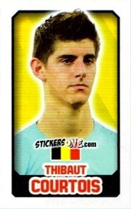 Sticker Thibaut Courtois - England 2014 n. 343 - Topps