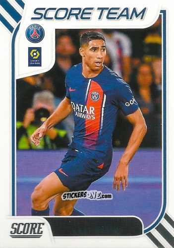 Cromo Achraf Hakimi - Score Ligue 1 2023-2024
 n. ST3 - Panini