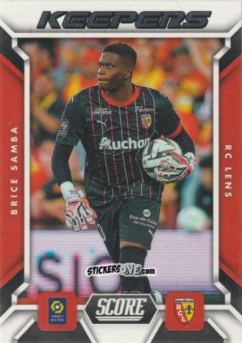 Figurina Brice Samba - Score Ligue 1 2023-2024
 n. K2 - Panini