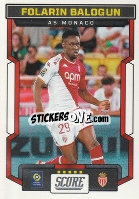 Sticker Folarin Balogun - Score Ligue 1 2023-2024
 n. 13 - Panini