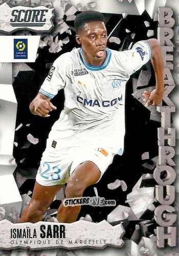 Cromo Ismaila Sarr - Score Ligue 1 2023-2024
 n. B10 - Panini