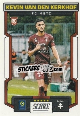 Figurina Kevin Van Den Kerkhof - Score Ligue 1 2023-2024
 n. 38 - Panini
