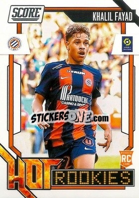 Sticker Khalil Fayad - Score Ligue 1 2023-2024
 n. HR4 - Panini