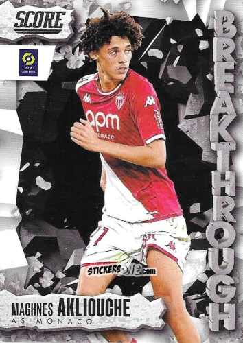 Cromo Maghnes Akliouche - Score Ligue 1 2023-2024
 n. B26 - Panini