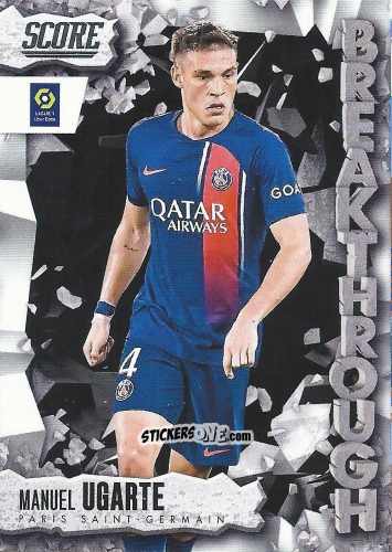 Cromo Manuel Ugarte - Score Ligue 1 2023-2024
 n. B25 - Panini