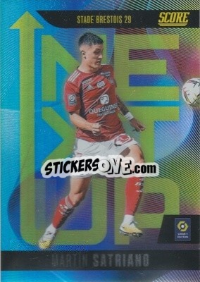 Sticker Martin Satriano - Score Ligue 1 2023-2024
 n. NU3 - Panini