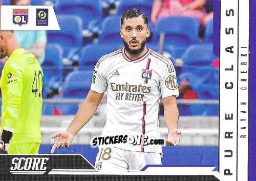 Figurina Rayan Cherki - Score Ligue 1 2023-2024
 n. PC17 - Panini