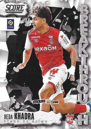 Figurina Reda Khadra - Score Ligue 1 2023-2024
 n. B16 - Panini