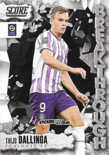 Figurina Thijs Dallinga - Score Ligue 1 2023-2024
 n. B18 - Panini