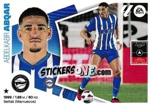 Sticker Abdel Abqar (8) - LaLiga 2024-2025
 n. 8 - Colecciones ESTE