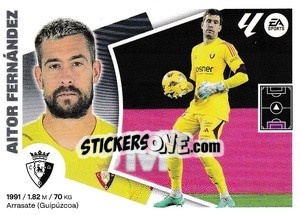 Sticker Aitor Fernández (4) - LaLiga 2024-2025
 n. 404 - Colecciones ESTE