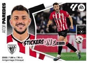 Sticker Aitor Paredes (8) - LaLiga 2024-2025
 n. 48 - Colecciones ESTE