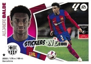 Sticker Alejandro Baldé (10) - LaLiga 2024-2025
 n. 111 - Colecciones ESTE
