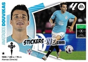 Sticker Anastásios Douvíkas (17) - LaLiga 2024-2025
 n. 180 - Colecciones ESTE